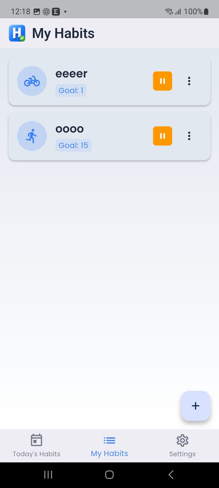 Habitus — screenshot 2