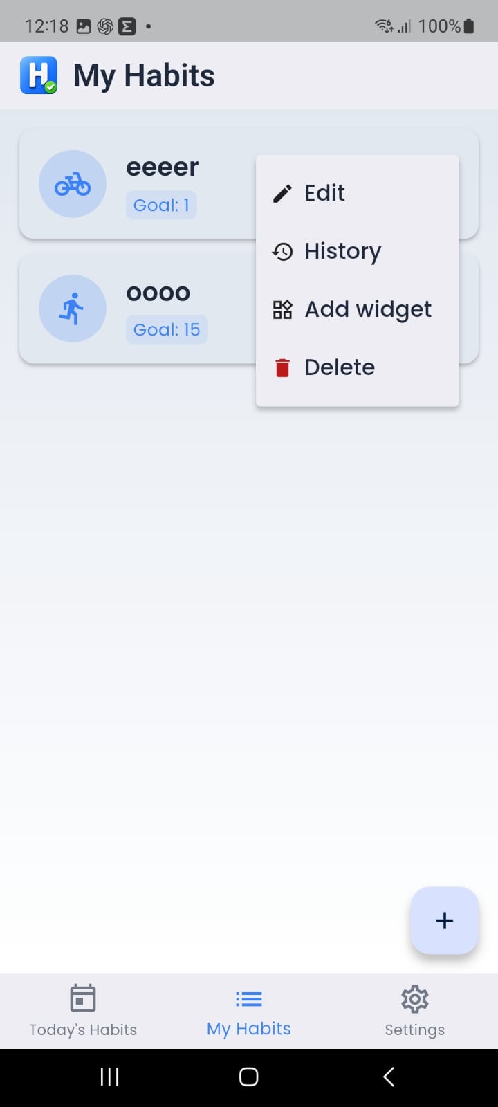 Habitus — screenshot 3